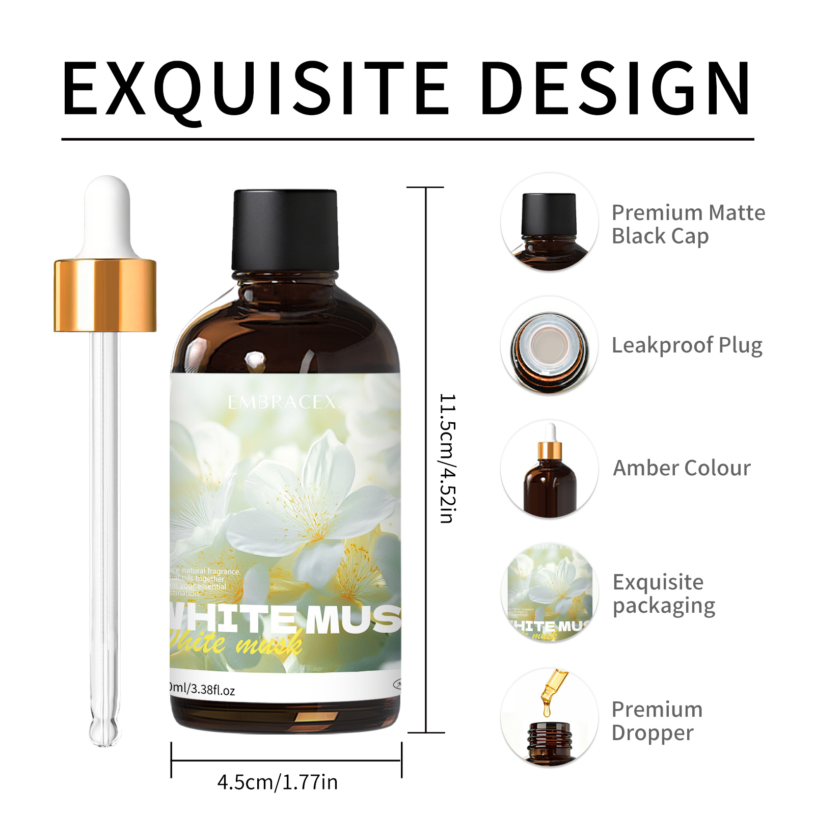 100ml White Musk Fragrance Oil - Musk White Oil recension och pris