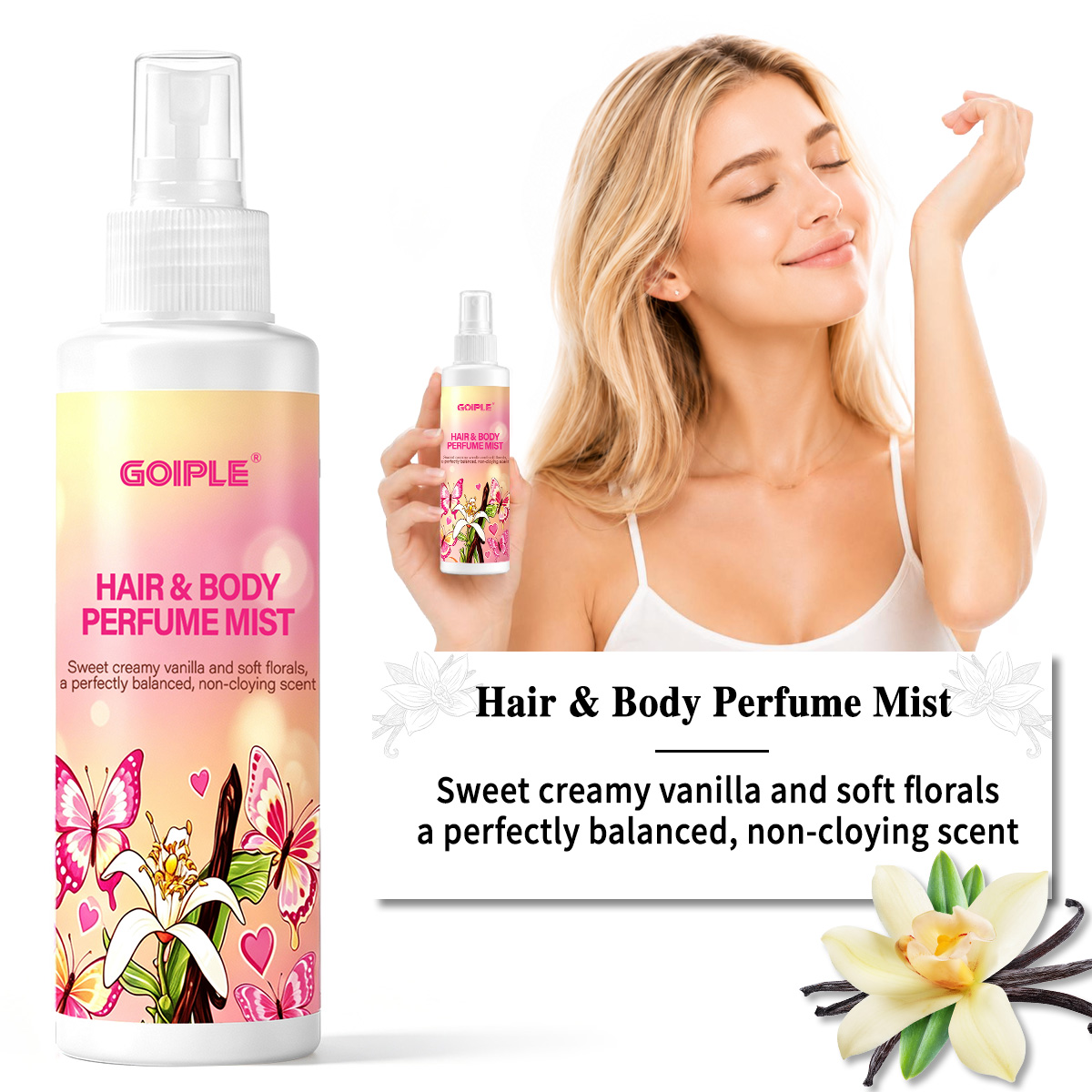 Hair & Body Perfume Mist Body  - Perfume Light Fragrance recension och pris