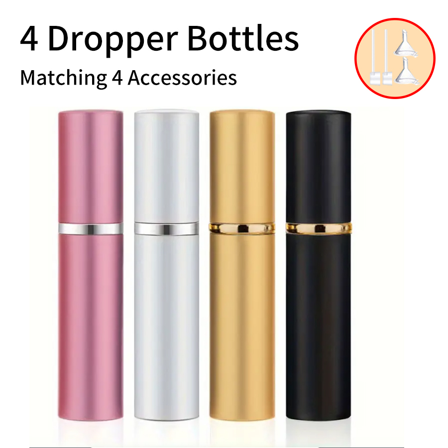 4pcs+4 Accessories 5ml Refilla - Perfume Fragrance Book recension och pris