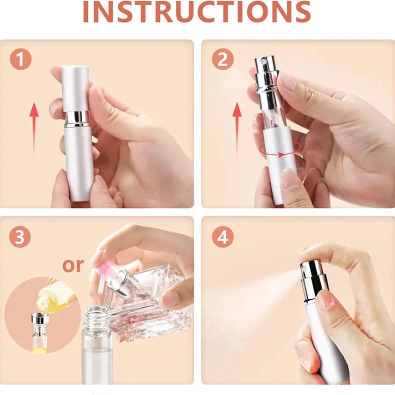 4pcs+4 Accessories 5ml Refilla - Perfume Fragrance Book recension och pris