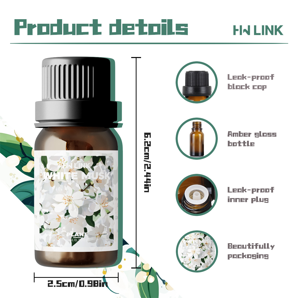 10ml White Musk Fragrance Oils - Musk White Oil recension och pris